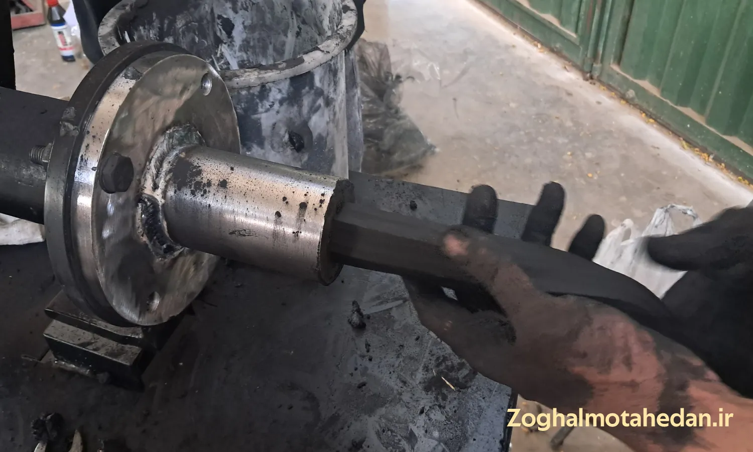 دستگاه تولید زغال حبه ای شش گوش