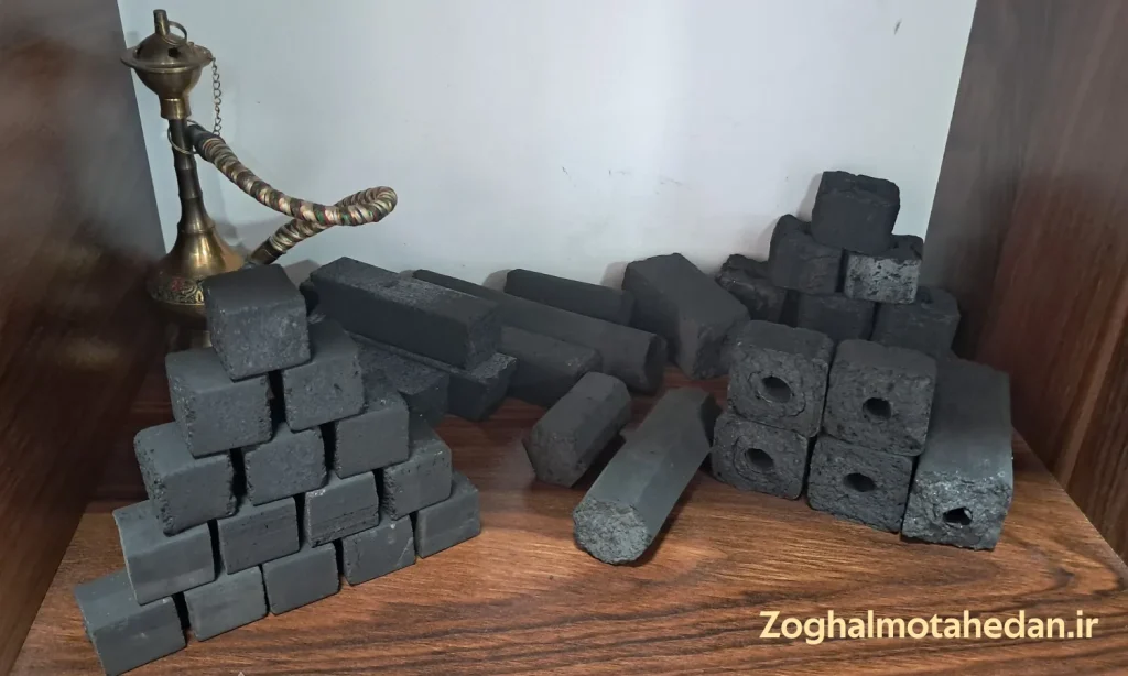 زغال قلیان خاک اره ای بهتر است یا زغال قلیان پوست گردو